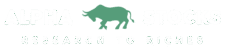 Alpha Stocks Now logo – green bull icon